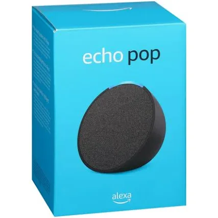 Amazon Echo Pop retail box